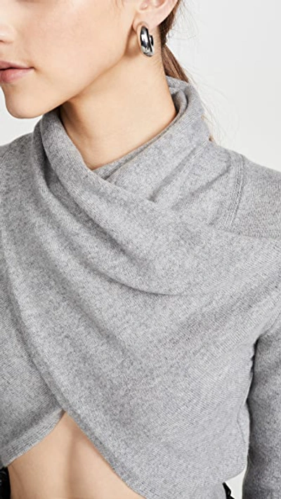 Shop Gauge81 Nelson Cashmere Sweater In Grey Melange