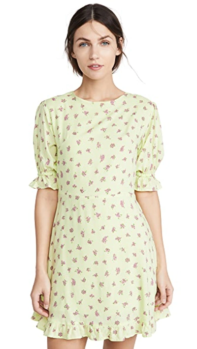 Shop Faithfull The Brand Florence Mini Dress In Luda Floral Print