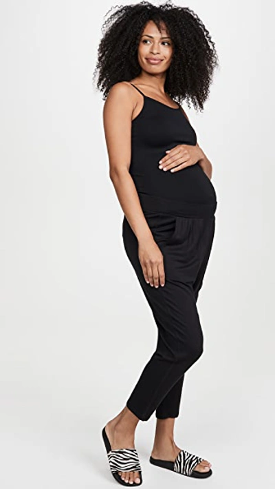 Shop Ingrid & Isabel Maternity Seamless Cami In Black