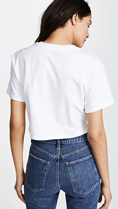 Shop Hanes X Karla The Crop Tee In White