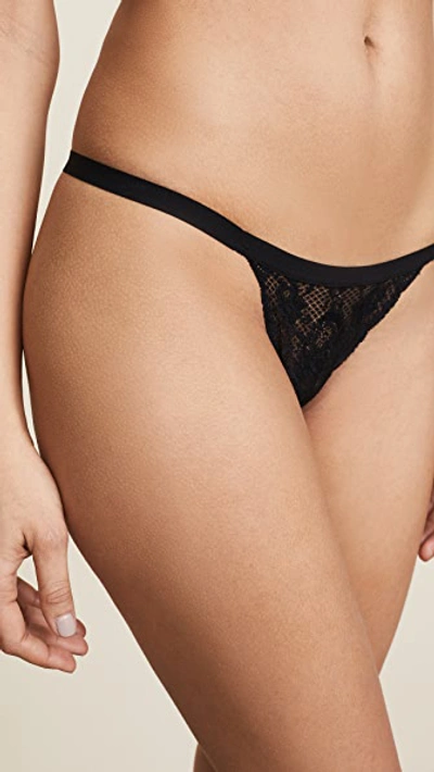 Shop Cosabella Never Say Never Skimpie G-string Black One Size