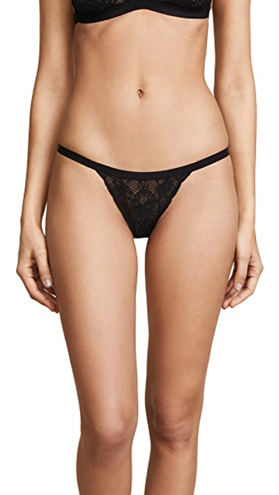 Shop Cosabella Never Say Never Skimpie G-string Black One Size