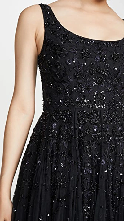 Shop Needle & Thread Snow Flake Prom Dress In Ballet Black