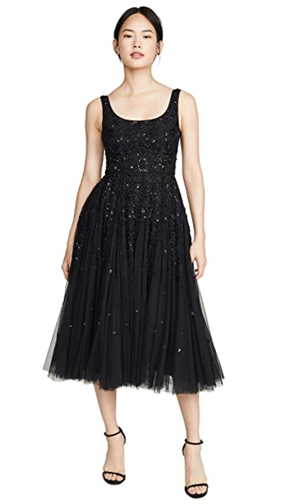 Shop Needle & Thread Snow Flake Prom Dress In Ballet Black