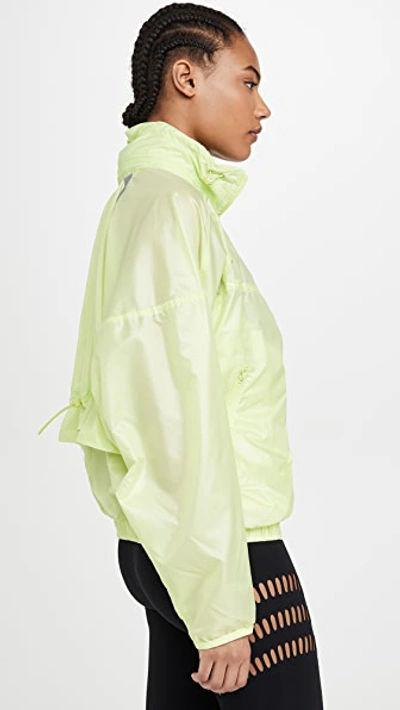 Shop Adidas By Stella Mccartney Light Jacket In Semi-frozen Yellow