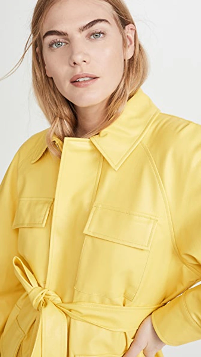 Shop Apparis Tina Jacket In Blazing Yellow