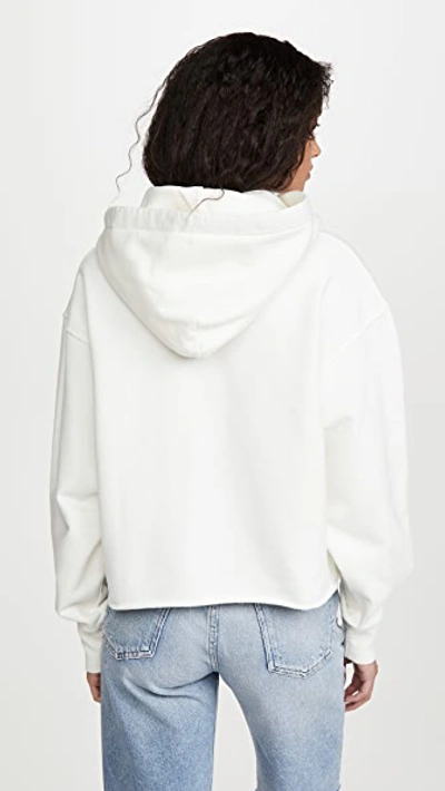 Shop Anine Bing Jamie Hoodie In White