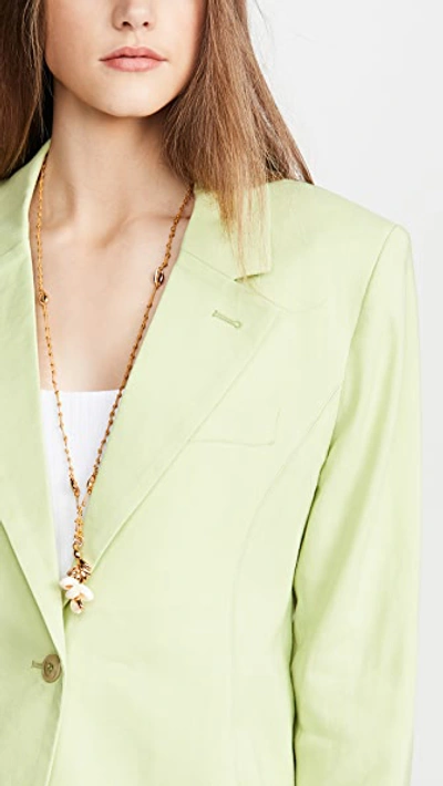 Shop Jacquemus The Apron Jacket In Green