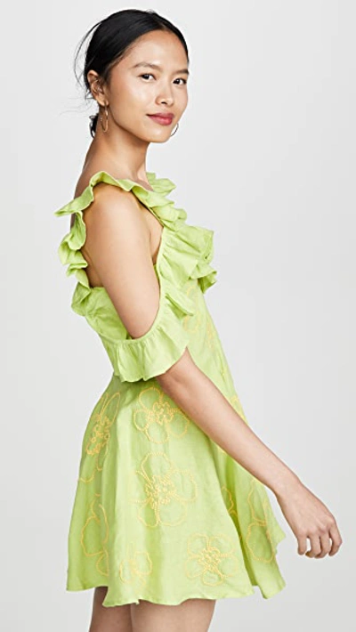 Shop All Things Mochi Nadine Dress In Green