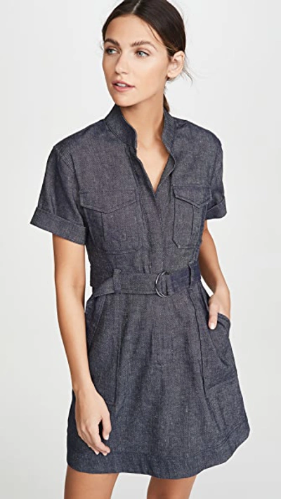 Shop A.l.c Romi Dress In Indigo