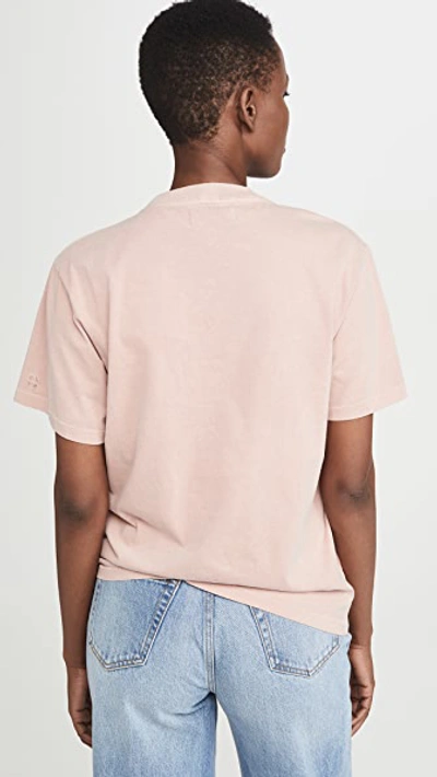 Shop Anine Bing Hudson Tee In Washed Pink