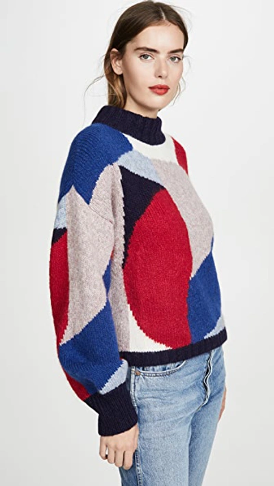 Shop Eleven Six Caroline Sweater In Multi Denauvaud Combo