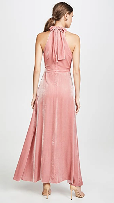 Shop Raquel Diniz Amber Closed Back Dress In Pink