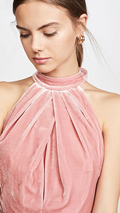 Shop Raquel Diniz Amber Closed Back Dress In Pink