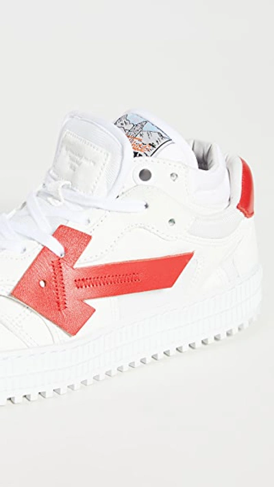 Shop Off-white 3.0 Low Sneakers In White/red