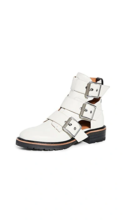 Shop Rag & Bone Cannon Buckle Ii Boots In Antique White
