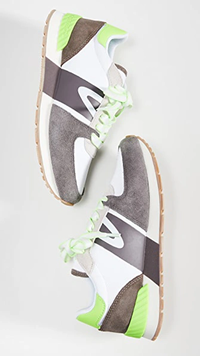 Shop Tretorn Loyola 2 Sneakers In Concrete/white/lava Stone/icin