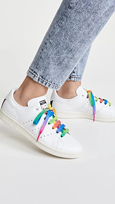 Shop Stella Mccartney Stan Smith Sneakers In Ftwwht/cblack/cwhite