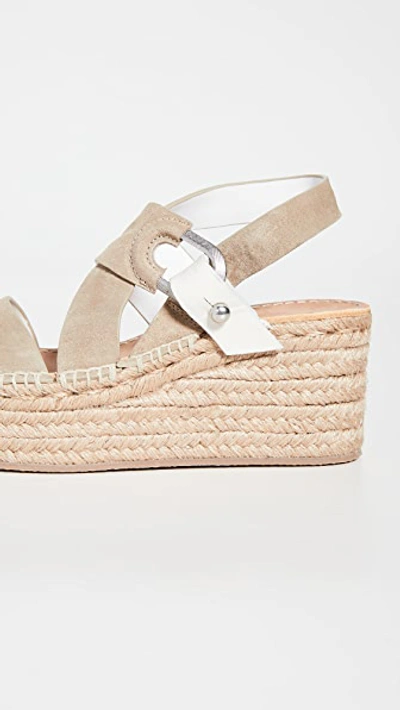 Shop Rag & Bone August Platform Espadrilles In Light Sand