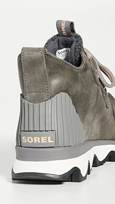 Shop Sorel Kinetic Caribou Booties In Quarry
