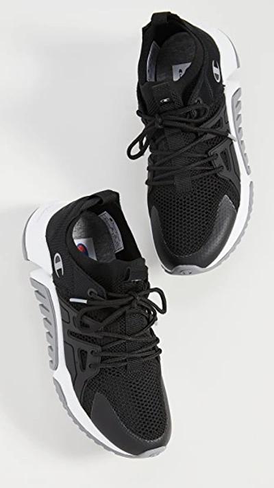 Shop Champion D1 Sneakers In Black/concrete