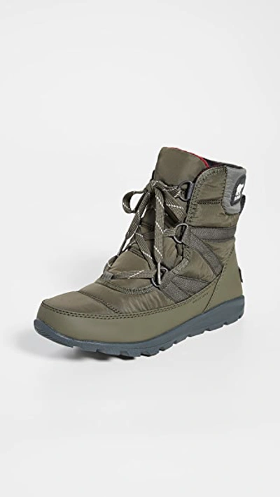 Shop Sorel Whitney Short Lace Boots In Alpine Tundra