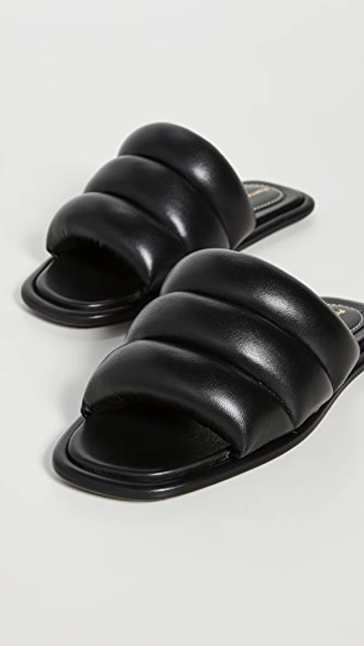 Shop Proenza Schouler Flat Slide Sandals In Nero