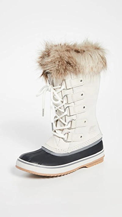 Shop Sorel Joan Of Arctic Boots In Dark Stone/sea Salt