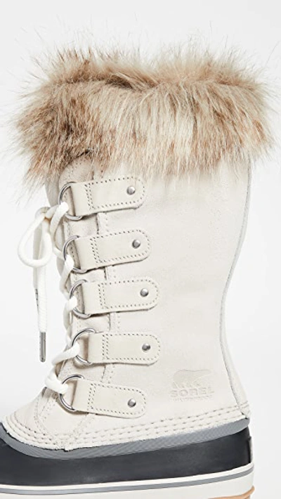 Shop Sorel Joan Of Arctic Boots In Dark Stone/sea Salt