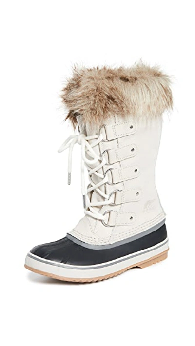 Shop Sorel Joan Of Arctic Boots In Dark Stone/sea Salt