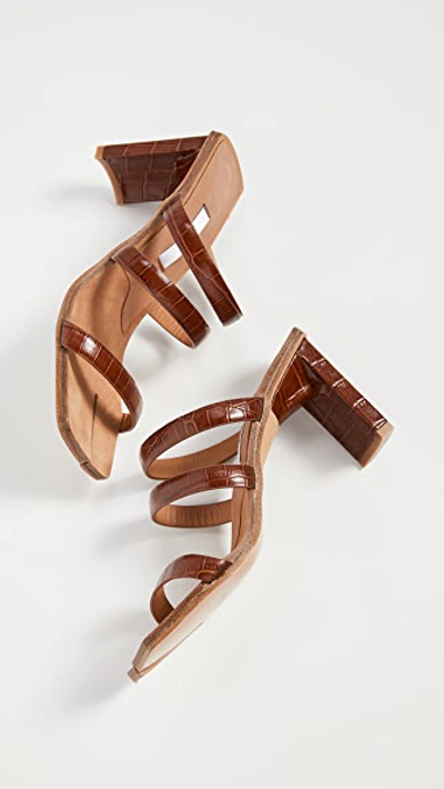 Shop Miista Joanne Clay Croc Sandals In Brown