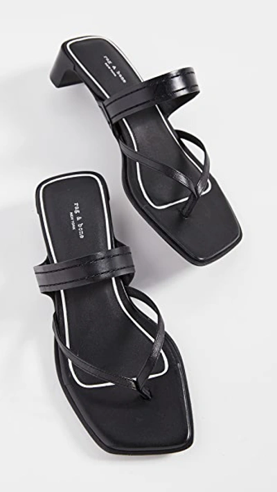 Shop Rag & Bone Colt Mid Sandals In Black