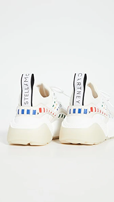 Shop Stella Mccartney Eclypse Sneakers In White/multi