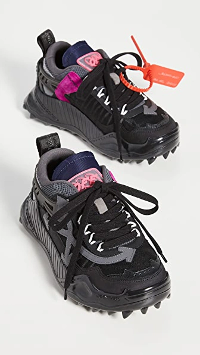 Shop Off-white Odsy-1000 Sneakers In Black/black
