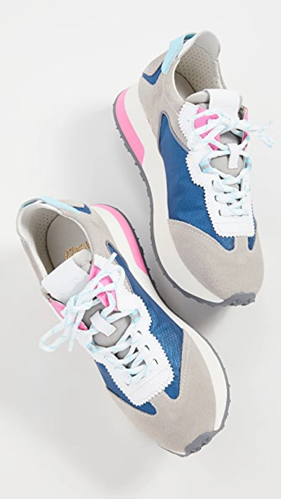 Shop Ash Tiger Sneakers In Dove/white/light Grey
