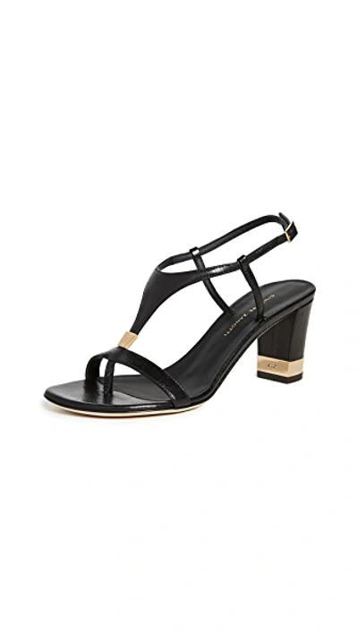 Shop Giuseppe Zanotti Helmut 105 Sandals In Tambo Nero