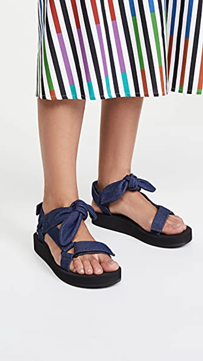 Shop Loeffler Randall Maisie Sport Sandals In Denim