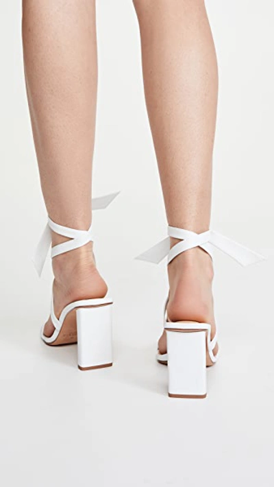 Shop Alexandre Birman 85mm Katie Sandals In White