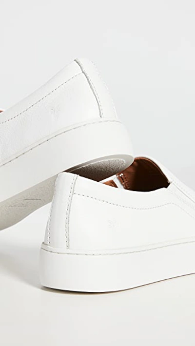 Shop Frye Lena Slip On Sneakers In White