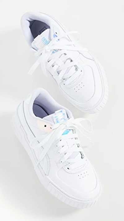 Shop Puma Cali Sport Glow Sneakers In  White