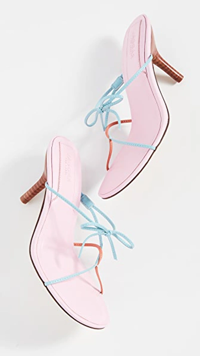 Shop Jaggar String Sandals In Sea Pink Multi