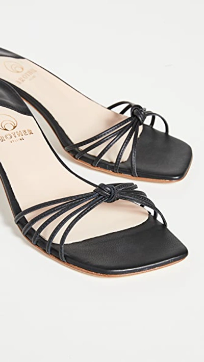 Shop Brother Vellies Luci Sandals In Midnight