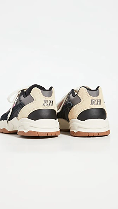 Shop Puma X Rhude Performer Sneakers In Grey/black/pink
