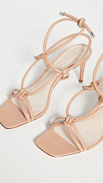 Shop Schutz Belize Sandals In Honey Beige