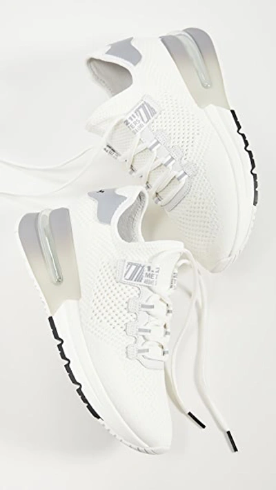 Shop Ash Krush Bis Sneakers In White/silver