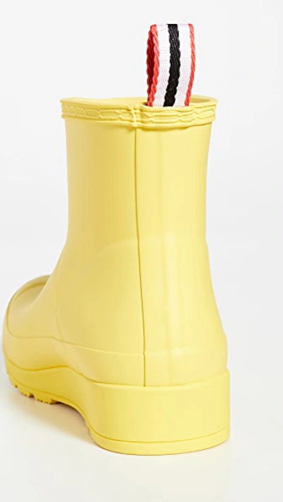 Shop Hunter Original Short Play Boots In Wayder Yellow
