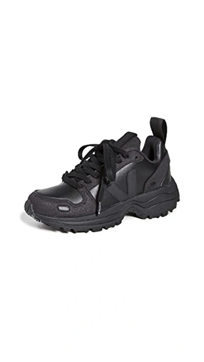 Shop Veja X Rick Owens Hiking Style Sneakers In Full Black