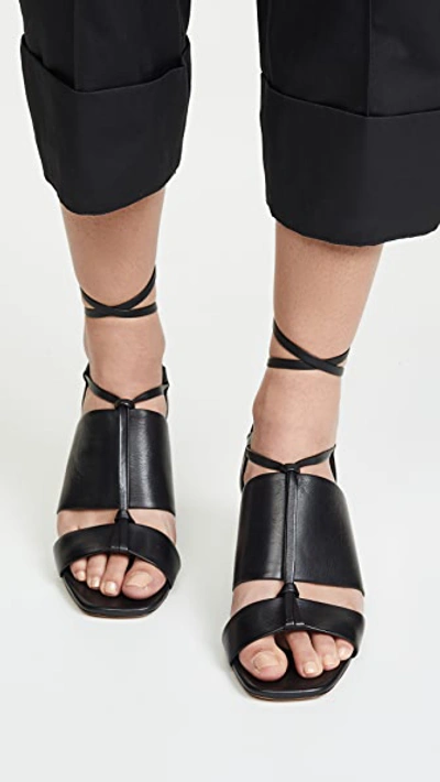 Shop Vince Dunaway Sandals In Black