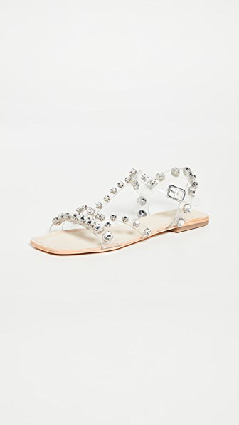 amaryl studded clear sandal jeffrey campbell