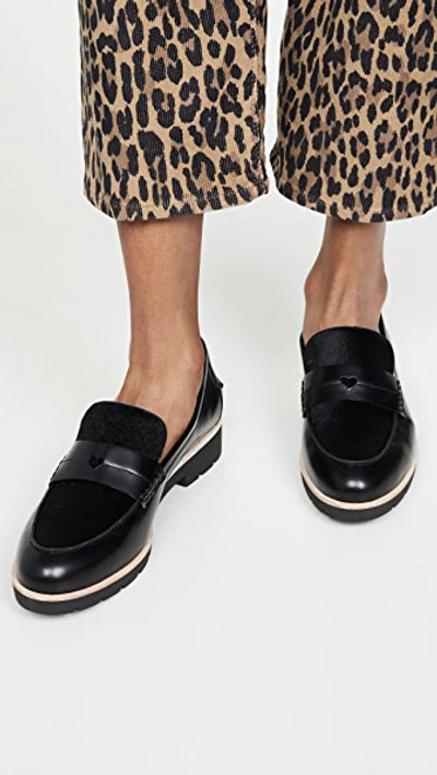 Shop Kate Spade Kimi Loafers In Black